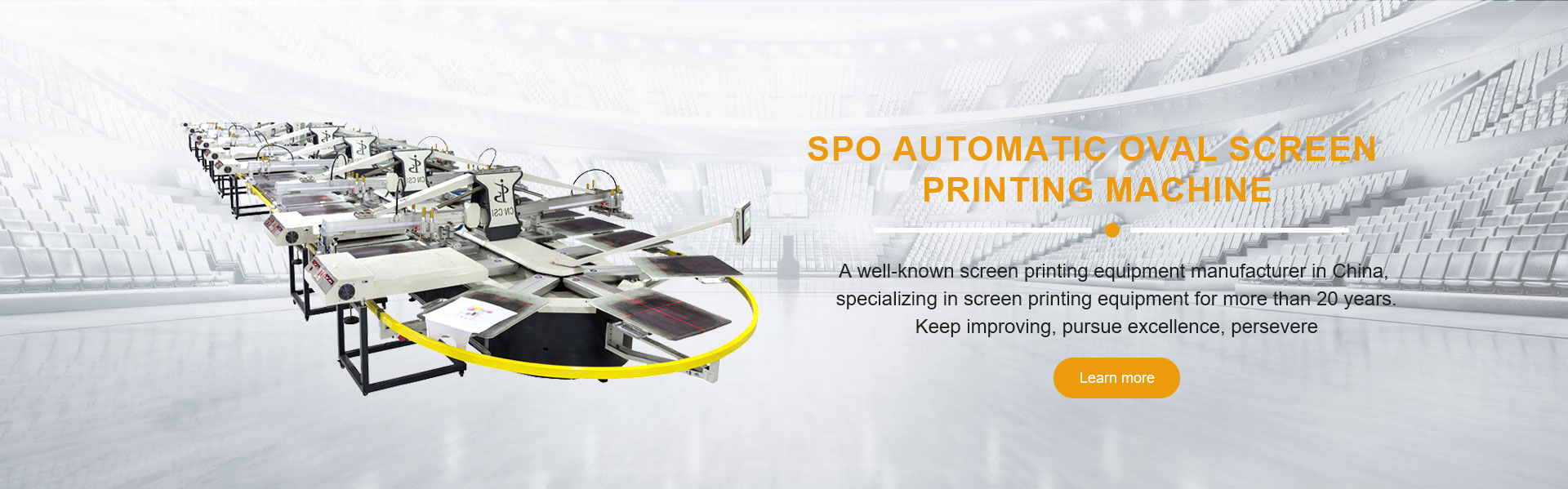 SPO Automatic Oval Screen Printing Machine